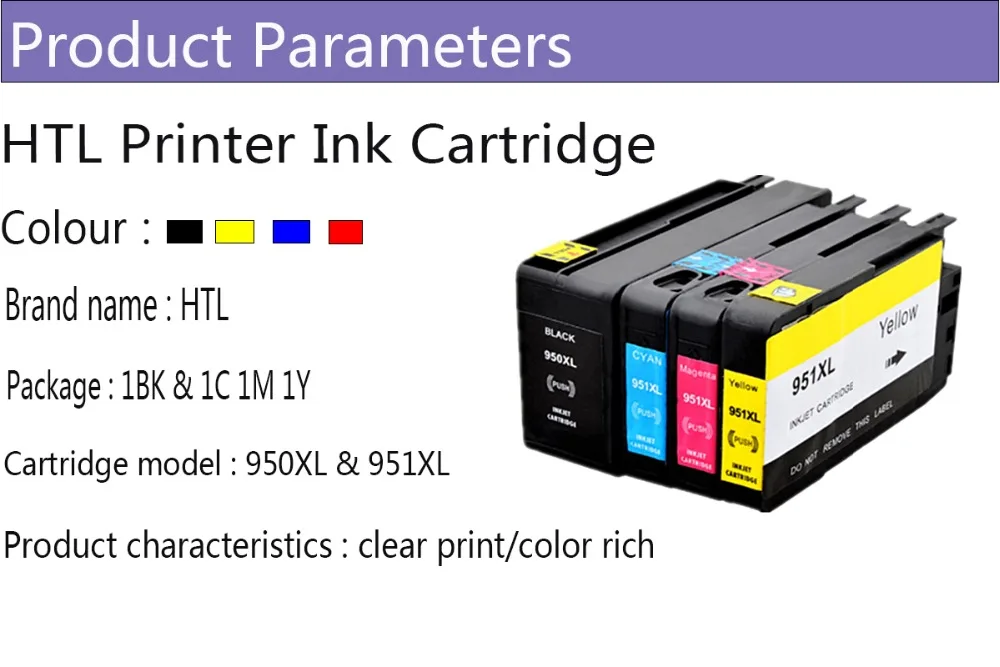 Совместимость для hp 950XL для 951XL для hp 950 чернильный картридж 950 951 Officejet Pro 8600 8610 8615 8620 8630 8625 8660 8680 принтер