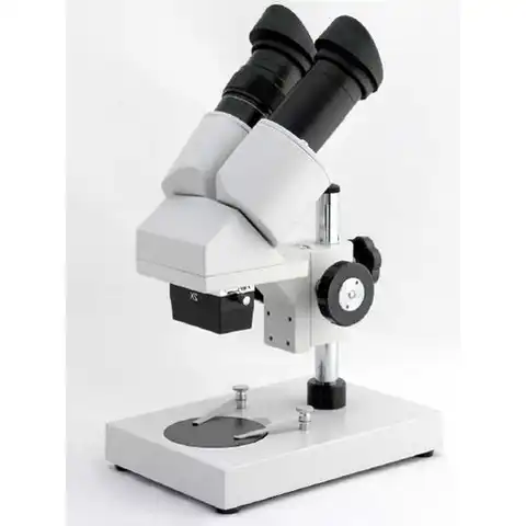 Специальное предложение-ультракомпактный стереомикроскоп с фиксированными линзами AmScope 20X с обратной угловой головкой, металлическая стой...