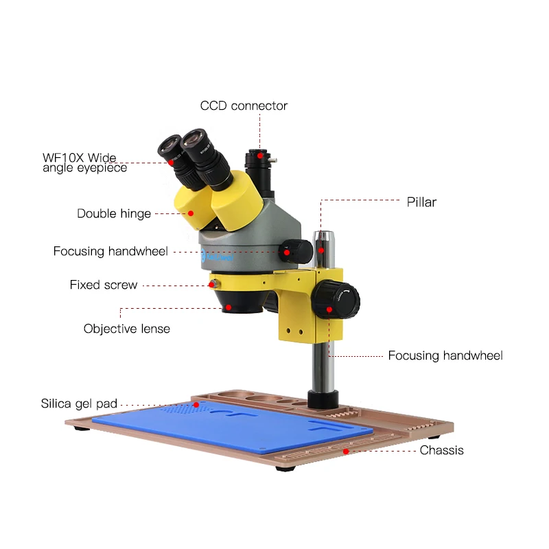 kailiwei mobile service phone optical zoom microscope for mechanic electronic master repair pcb cell free global shipping