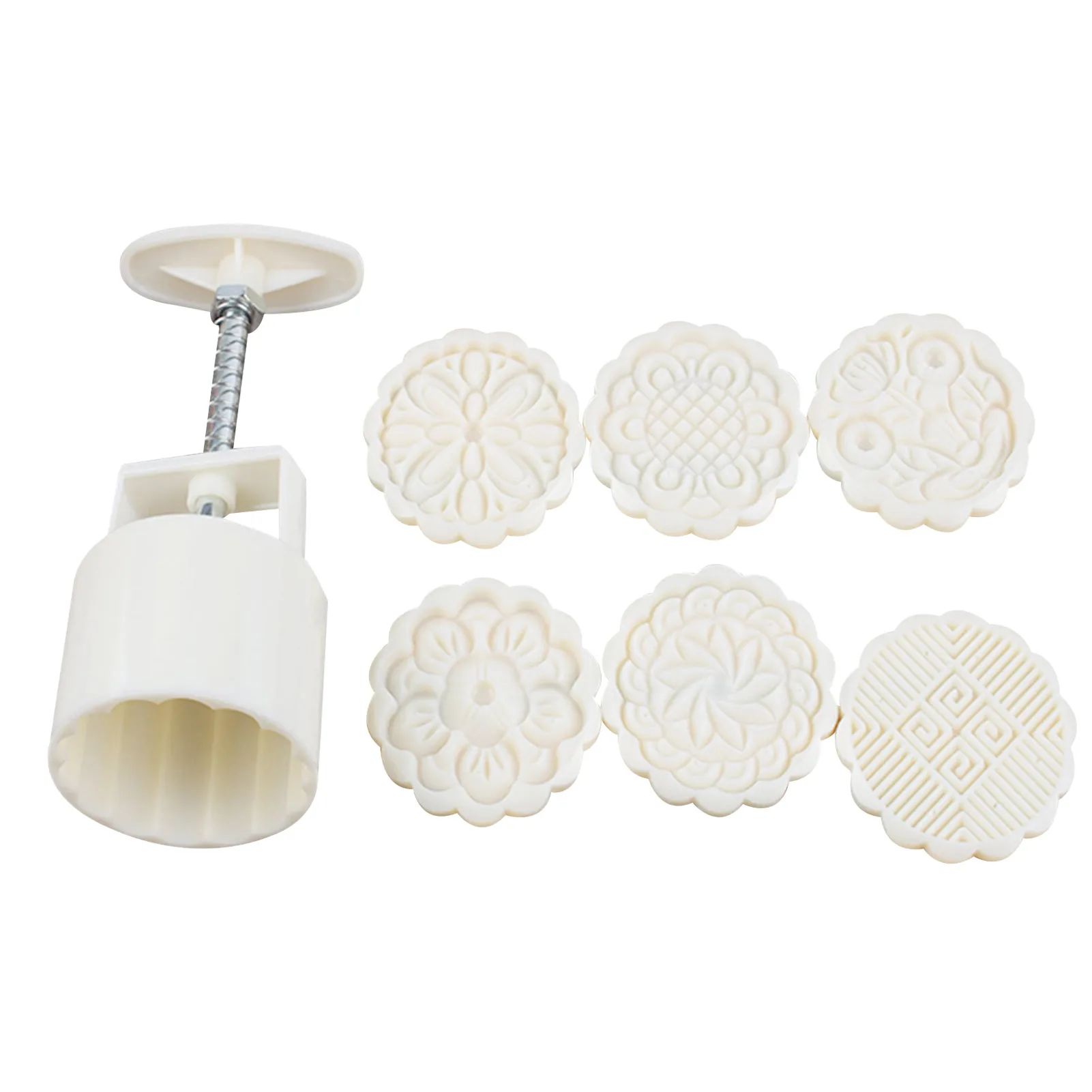 

Ручная прессованная форма для выпечки лунного торта в форме цветка для фестиваля средней осени DIY ручной инструмент для выпечки