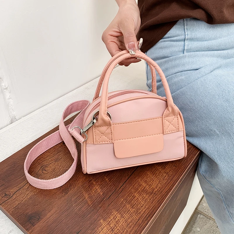 

Женская сумка, новинка весны 2021, милая миниатюрная Портативная сумка, спортивная Удобная нейлоновая сумка на одно плечо, модная сумка