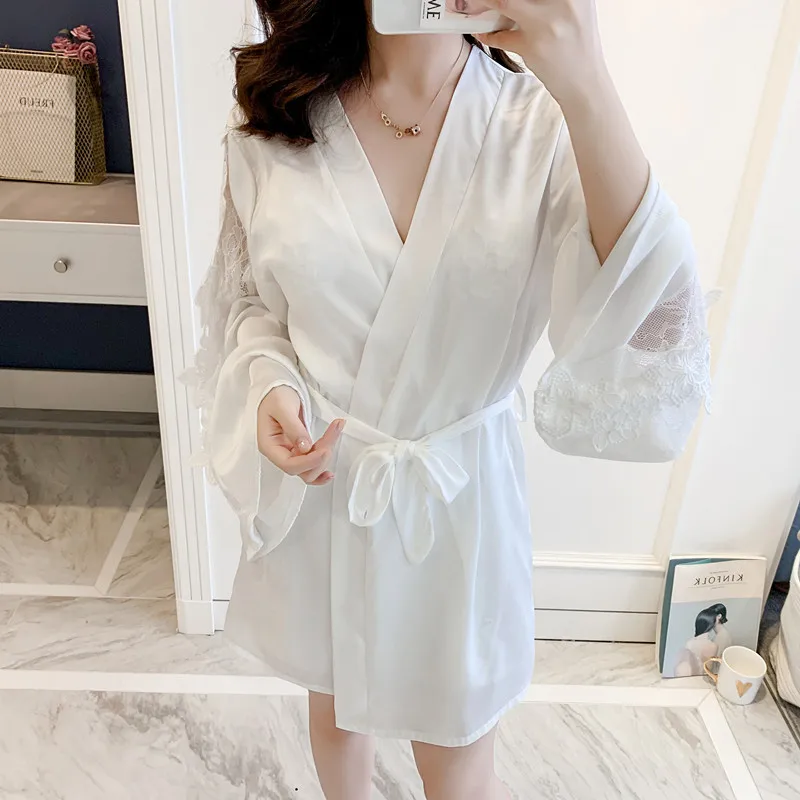 Летнее свадебное платье для невесты атласное ночное белье женская ночная