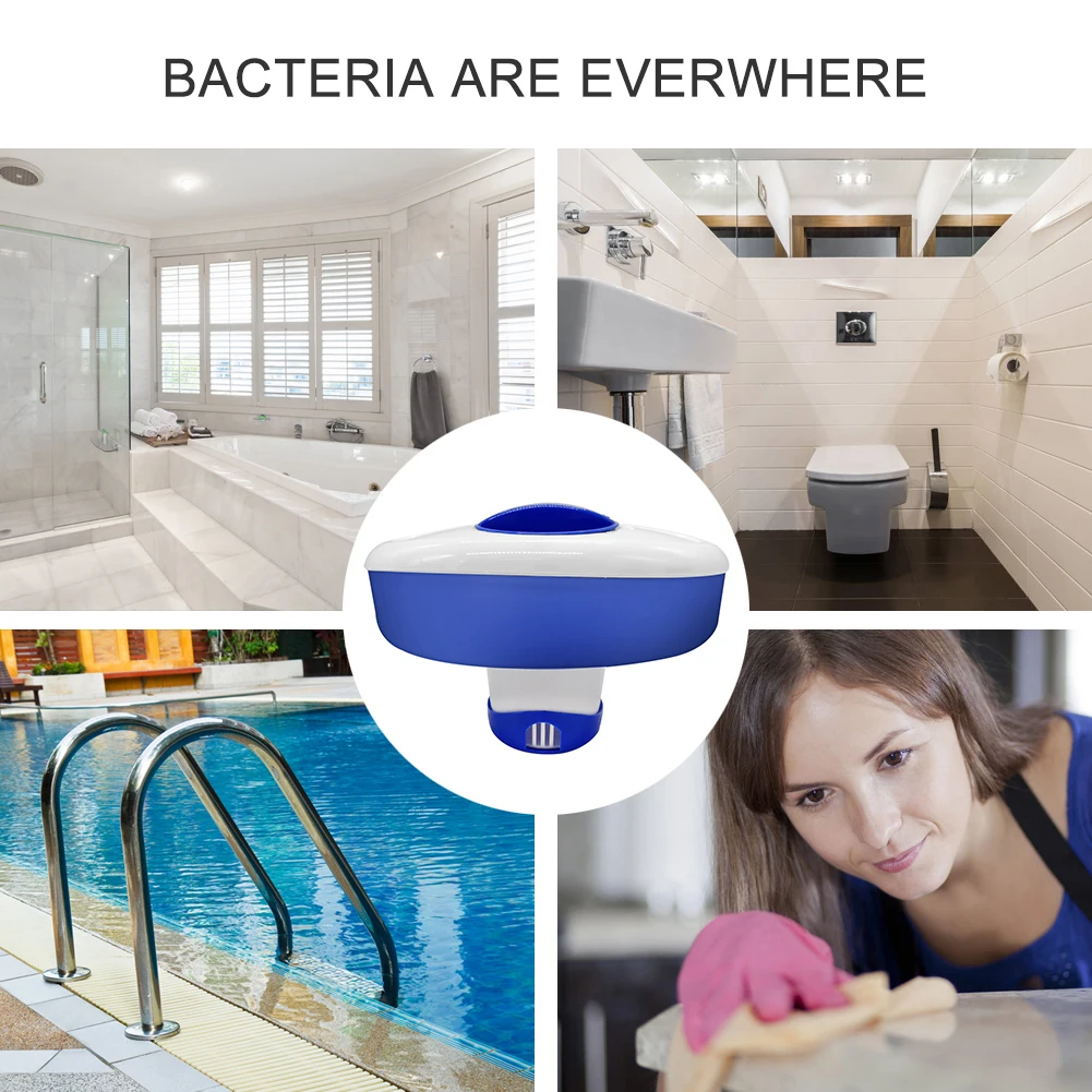 

Swimming Pool Spa Pond Tub Accessories 10 inch Swimming Pool Chemical Dispenser Floating Tablet Automatic Applicator