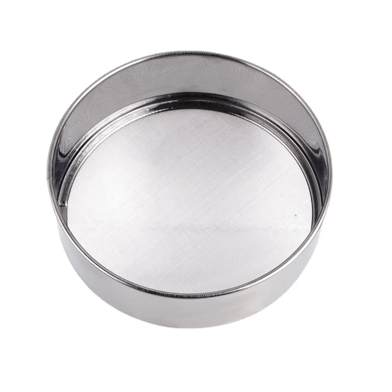 Кухонное сито из нержавеющей стали с тонкой сеткой профессиональное круглое для