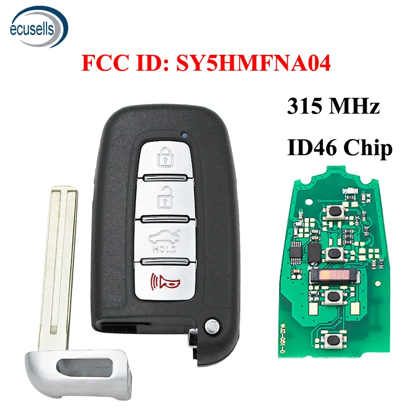 Кнопочная Замена для Hyundai Kia 1/4-315 2011 МГц идентификатор FCC: SY5HMFNA04 | Автомобили и