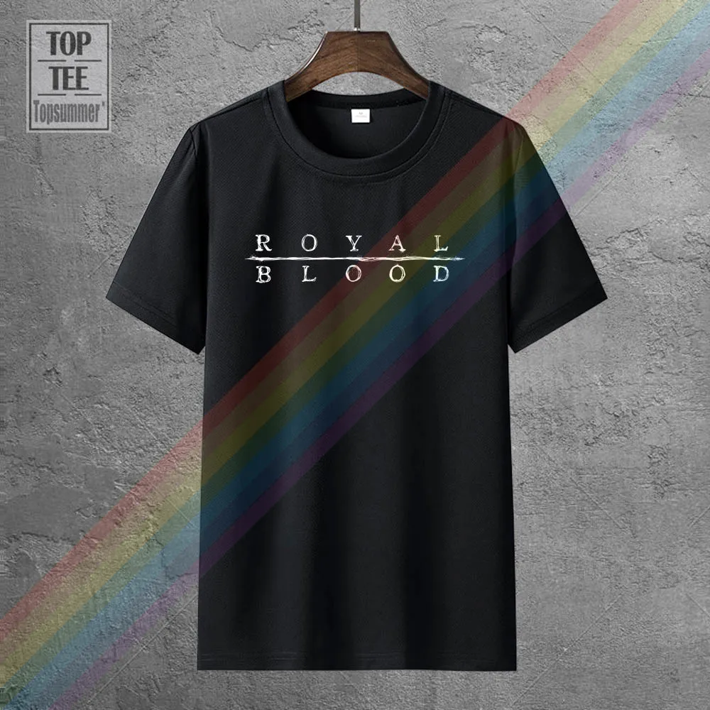 

Casual T Shirts Graphic Men Royal Blood O Neck Short Sleeve Tees