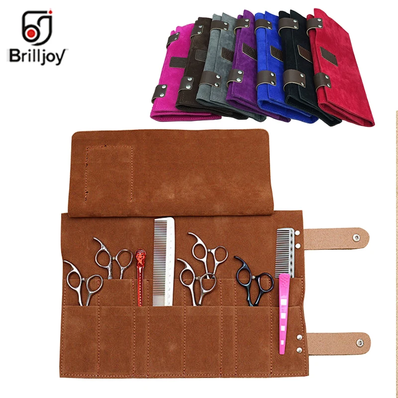 Чехол для инструментов парикмахерских складная кожаная сумка рулонный