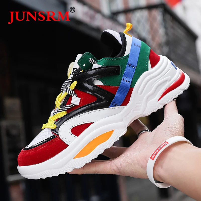 Новая стильная женская обувь для бега увеличивающая рост 6 см спортивные женские