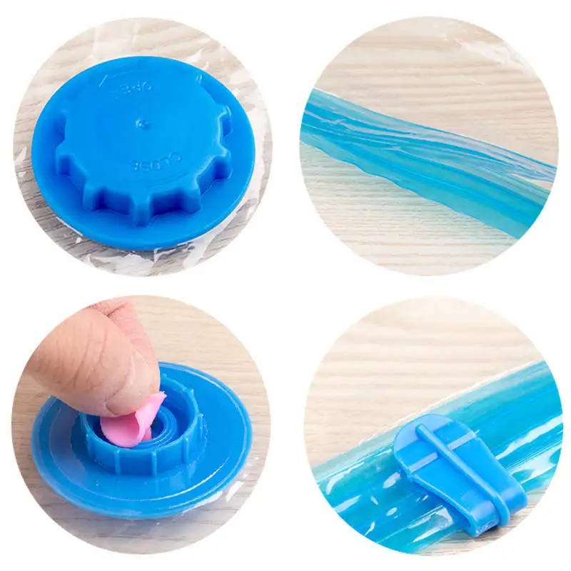 5PCS/LOT Vacuum Bag For Clothes Quilt Under Bed Storage Underbed Wardrobe Foldable Transparent Air Pump Compressed Bags | Дом и сад