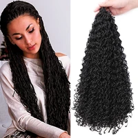 onyx long wave 28 curl zizi box crochet braiding hair colored synthetic hair extensions colorful crochet hair 50g for women