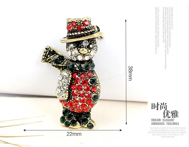 Duohan Мода Броши для мужчин 2019 Европейский ретро булавки одежды Рождество