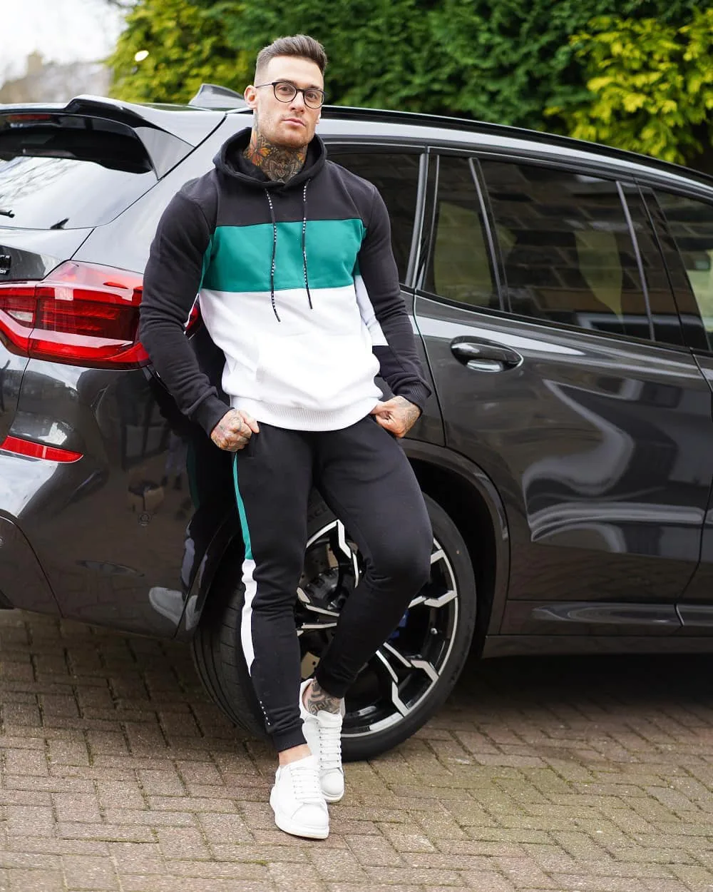 

Men's Suit Casual Sweater Suit 2021 Fall New Large Size Youth Men's Round Neck Sports Running Fitness Suit