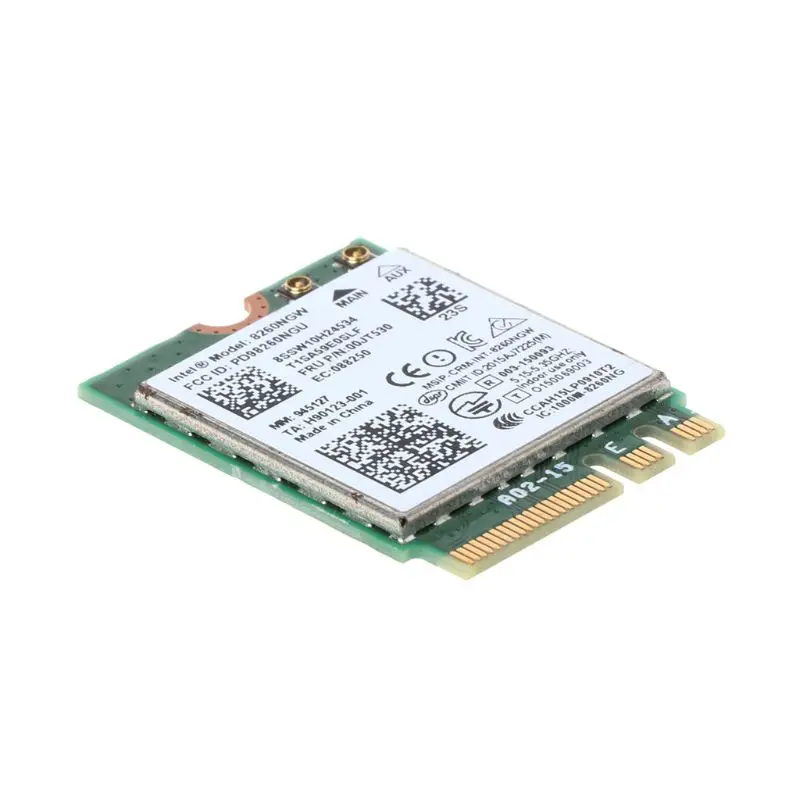 Двухдиапазонная карта Wireless-AC 8260 Wi-Fi Bluetooth совместима с lenovo ThinkPad YOGA IBM 00JT480 00JT382 00JT530