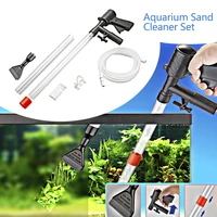 aquarium gravel cleaner quick water changer cleaner kit aquarium siphon vacuum pump cleaner with water hose controller clamp