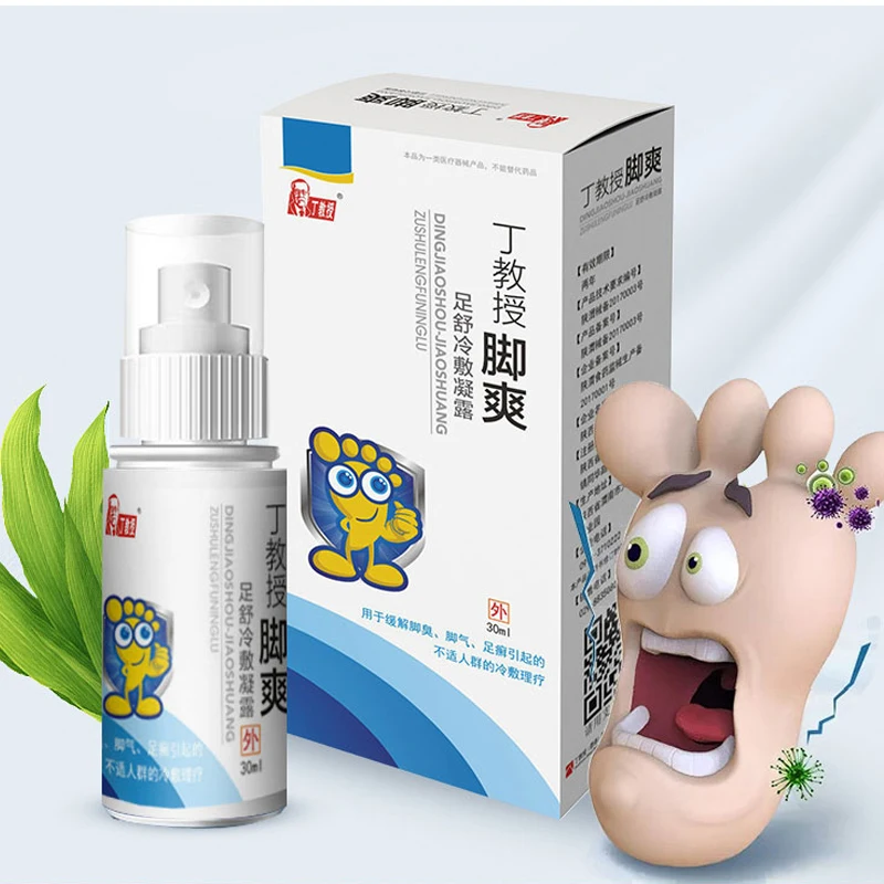 

Носки для обуви Уход за ногами запах ног спрей Антибактериальный дезодорирующий порошок анти зуд Пот Запах Ноги спортсмены жидкость для но...