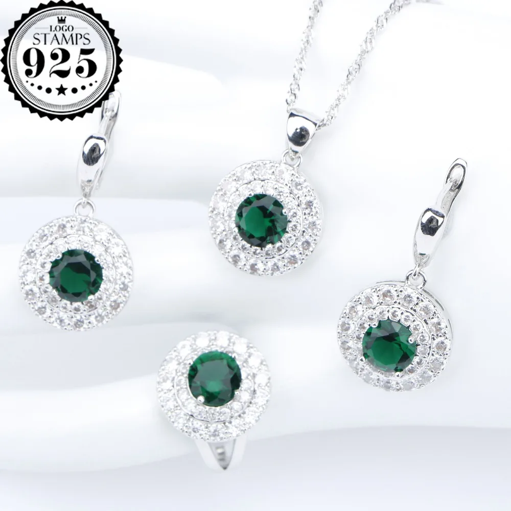 Женский ювелирный комплект из колье и серёг серебра 925 пробы | Украшения