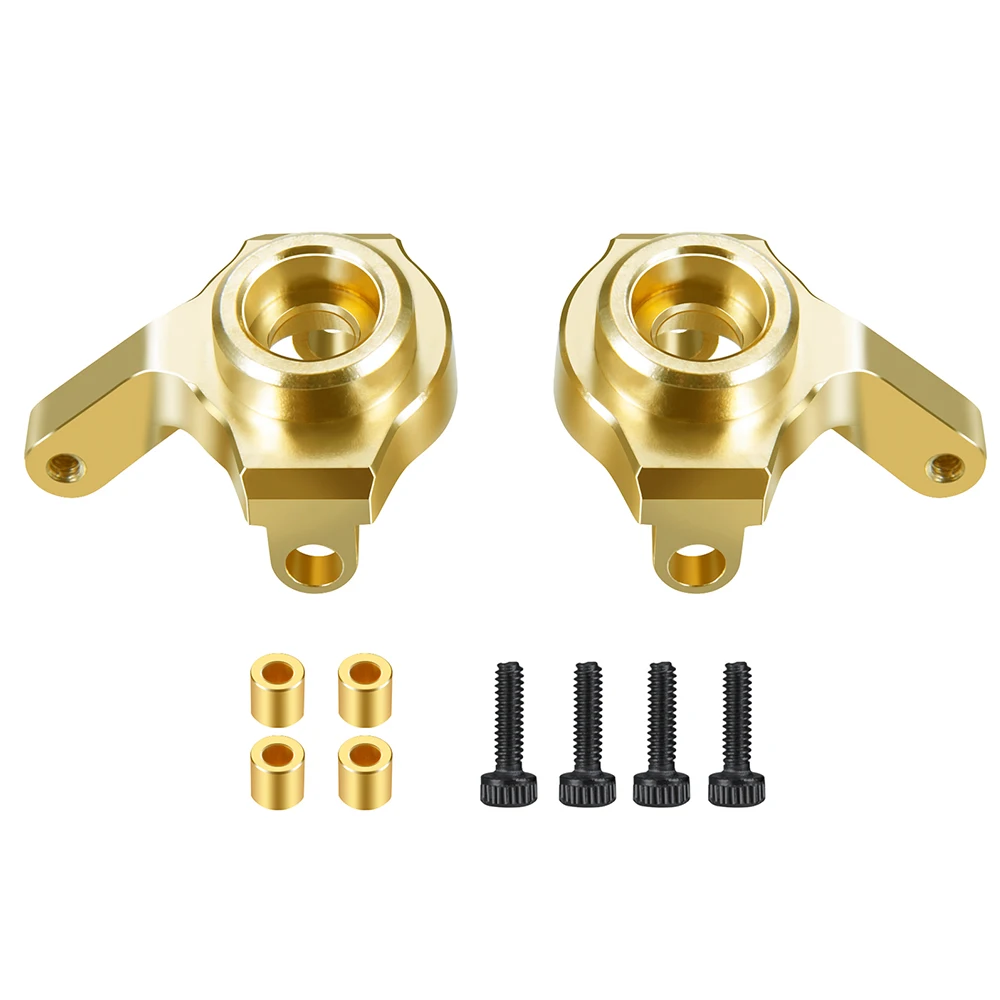 AXSPEED 2 шт. латунный передний противовес на костяшки руля для Axial SCX24 90081 Deadbolt 1/24 RC