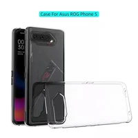 case for asus rog phone 3 zs661ks tpu silicone clear bumper soft case for for rog 5 zs671ks zs670ks transparent phone back cover