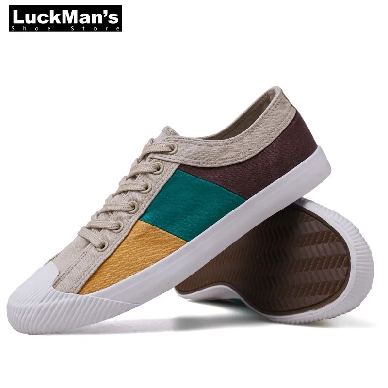 Кеды мужские с резиновой подошвой дышащие кроссовки красная Вулканизированная