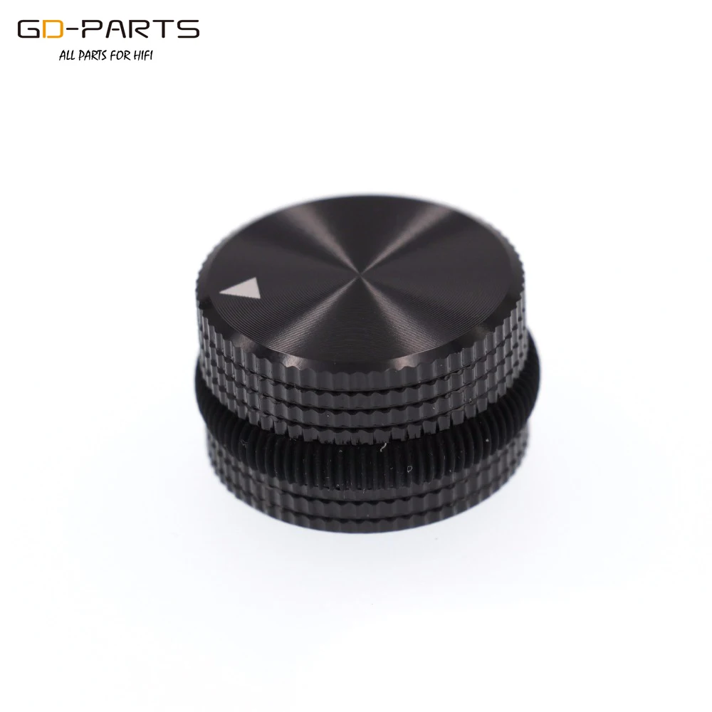 25x15 5 мм алюминиевая ручка с черным резиновым кольцом отверстие 6 для Hi Fi аудио