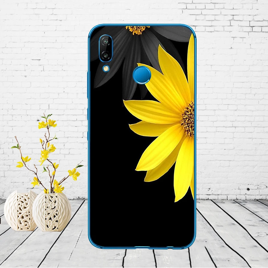 67DD Маргаритка Подсолнух цветочный цветок Мягкий силиконовый чехол для huawei P9 P10 P20 P30 Lite mate 10 20 PRO lite p smart чехол - Цвет: 13
