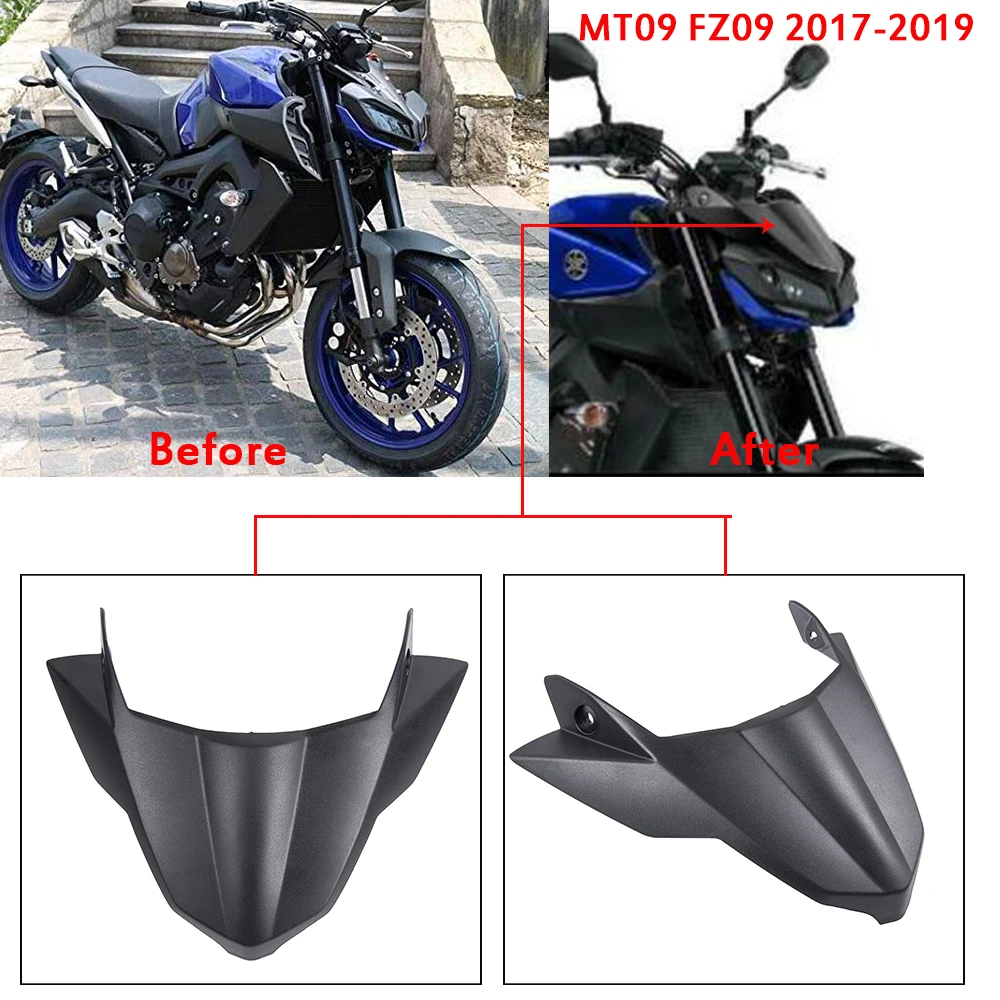 18 19 MT 09 FZ 2018 ABS передний носовой обтекатель колесо брызговик конус удлинитель