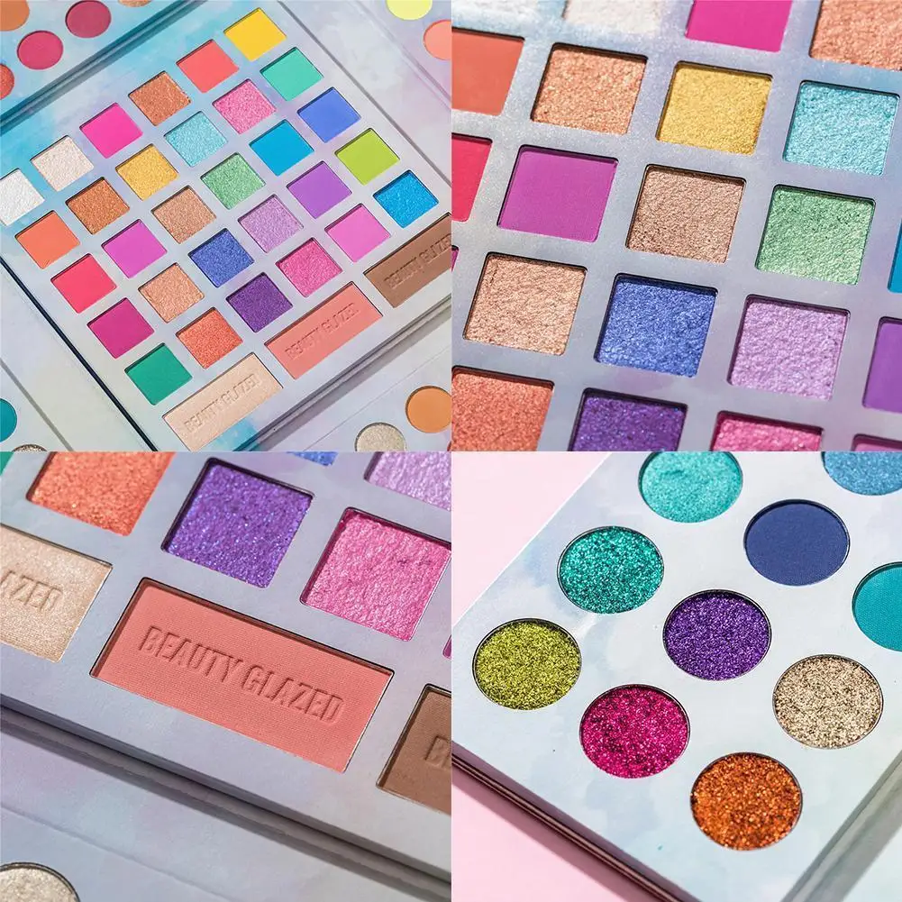 

Beauty Новое поступление 105 оттенков тени для век Палитра мерцающие длинные палитры Макияж Тени Блеск водостойкие стойкие глаза F6C8