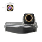 Misayaee Золотой HD камера заднего вида Обратный Камера пластина светильник для Mazda 2Mazda 3 от 2007 до 2011