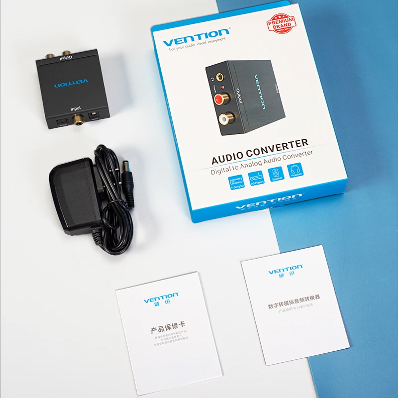 Цифро аналоговый аудиопреобразователь Vention оптический зеркальный сигнал SPDIF в