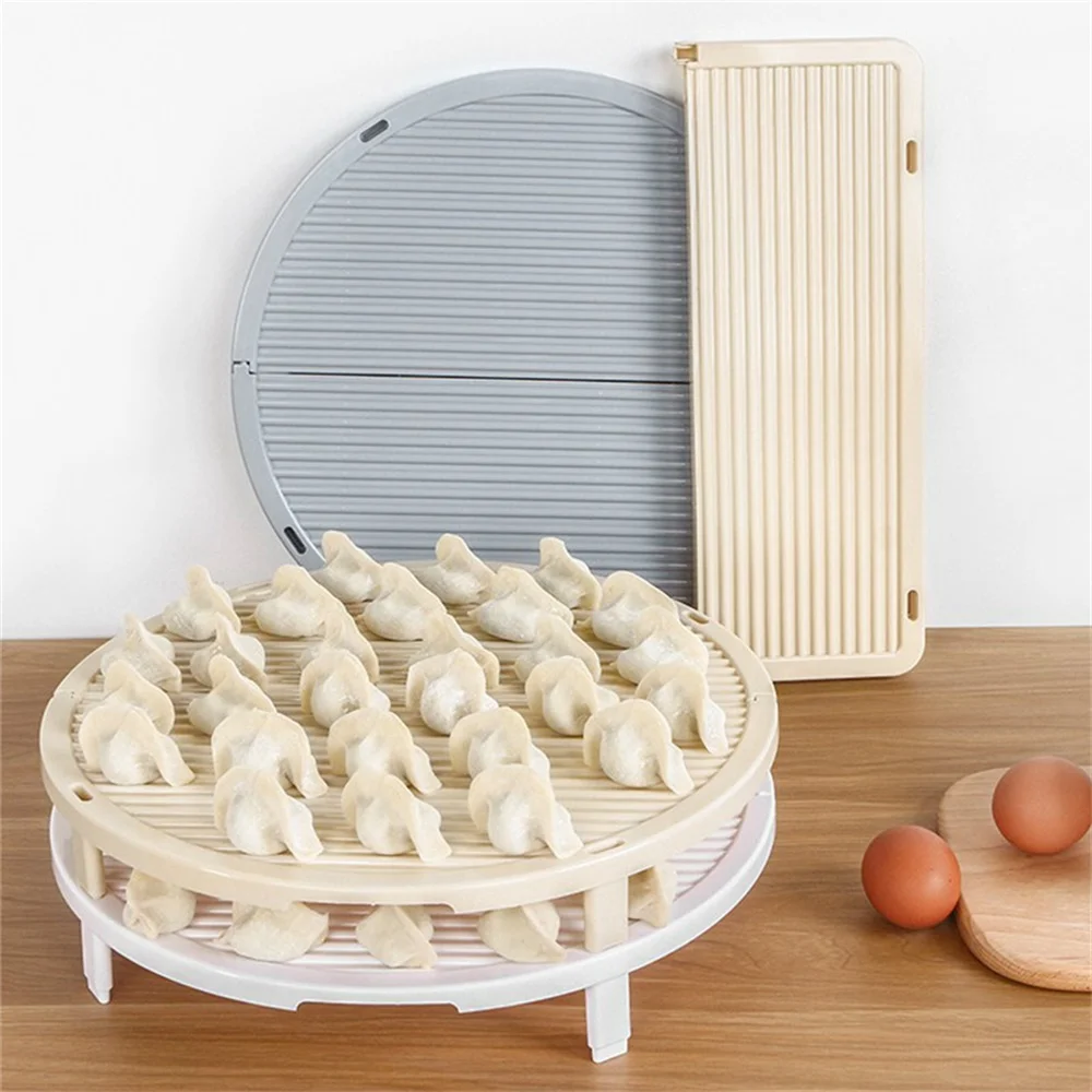 

Non-slip Dumplings Storage Rack Plastic Can Be Superimposed Buns Baking Pastry Holder Tray Cooking Tool Kitchen Accessories