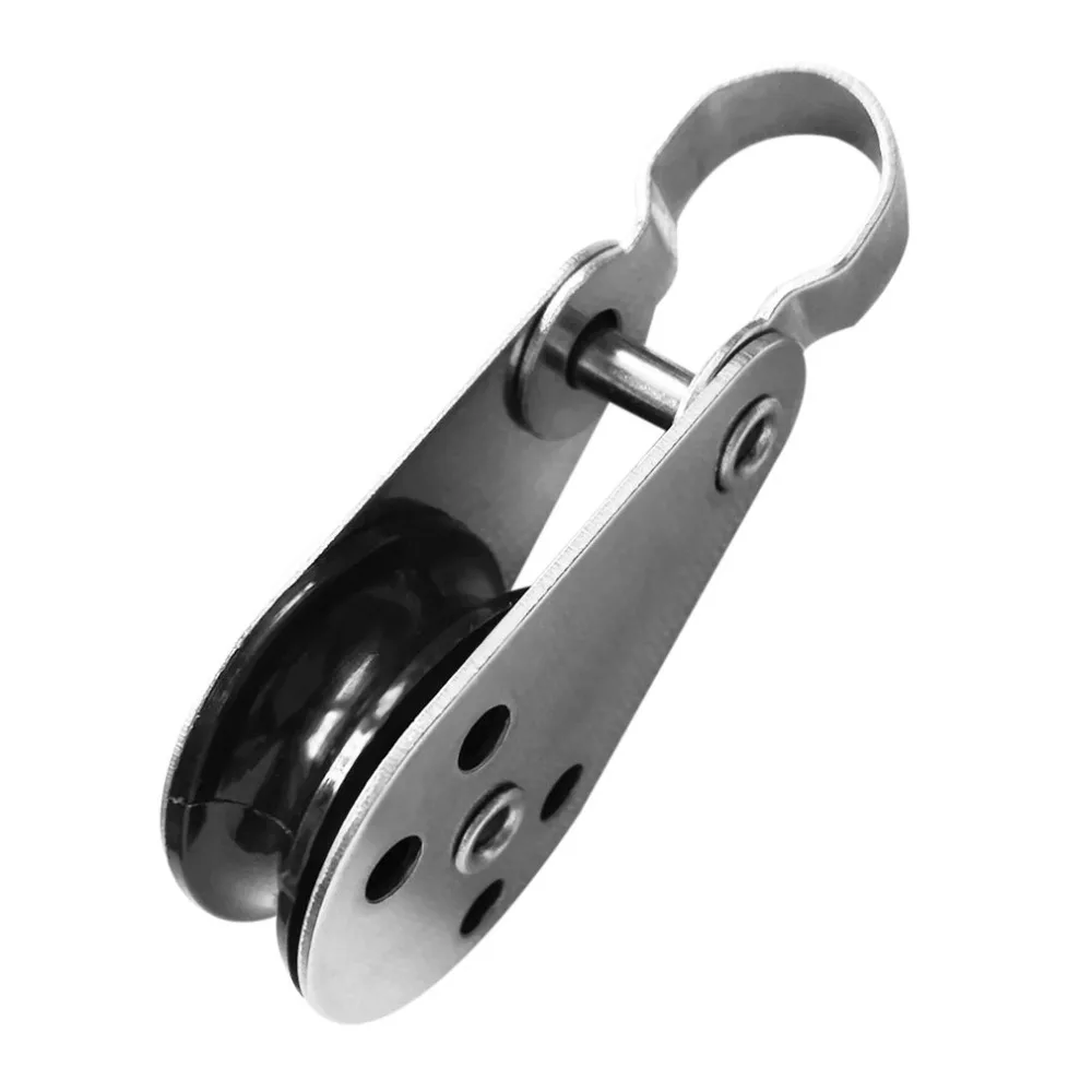 Прочный из нержавеющей стали Открытый Водные виды спорта морской шкив один блок