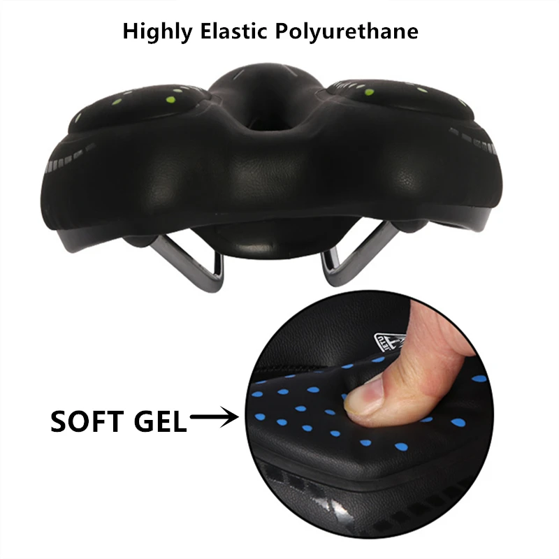 Седло для горного велосипеда гелевое гоночное Велосипедное амортизационное