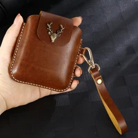 for samsung galaxy z flip belt clip holster case cover for galaxy z flip genuine leather waist bag coque