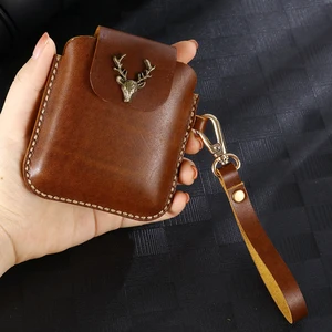 for samsung galaxy z flip belt clip holster case cover for galaxy z flip genuine leather waist bag coque free global shipping