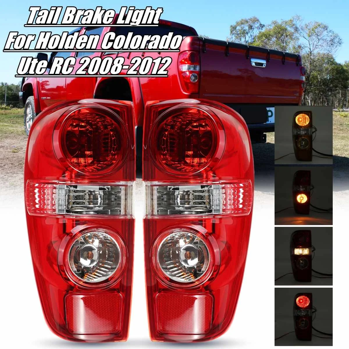 

1pcs Left/Right Rear Tail Brake Light Lamp For Holden Colorado Ute RC 06/2008-05/2012 Tail Light Assembly