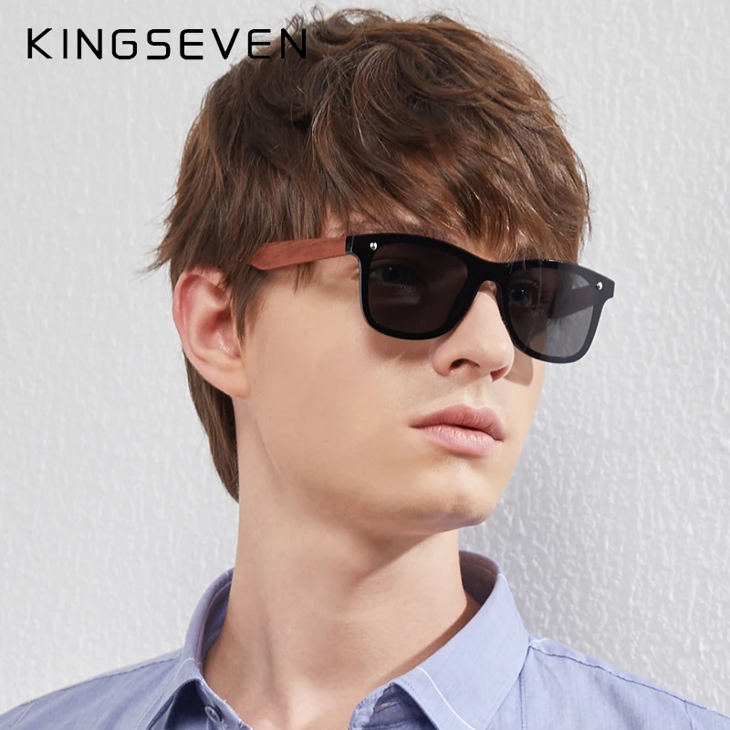 Мужские Солнцезащитные Очки KINGSEVEN Поляризационные UV400 Антибликовые Зеркальные