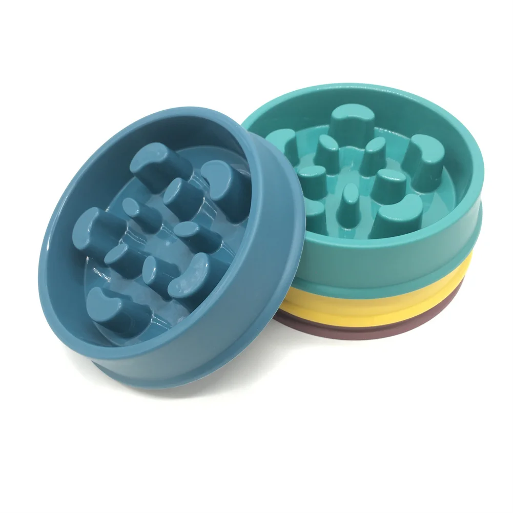 Миска для кошек устройство против застревания миска медленного питания