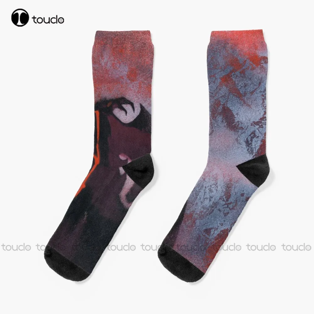 

Devilman Crybaby Socks Workout Socks Women Personalized Custom Unisex Adult Teen Youth Socks 360° Digital Print Christmas Gift