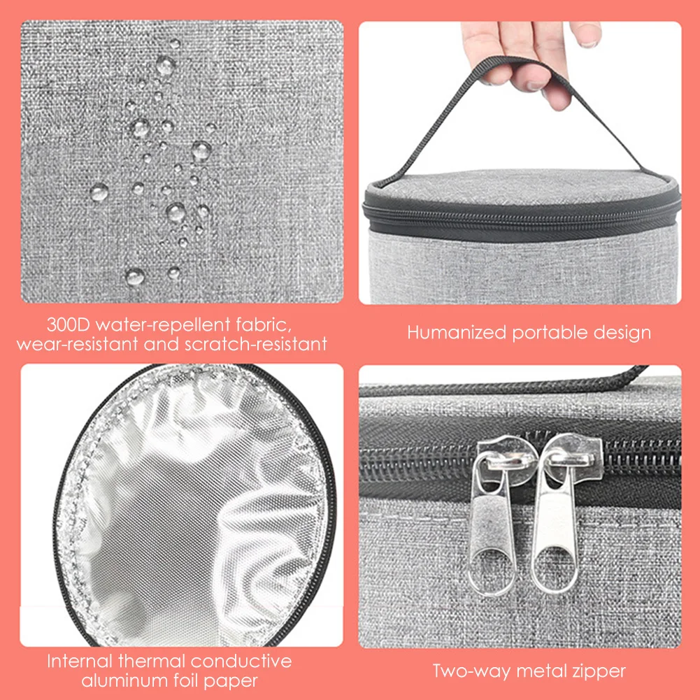 

Car Stroller Portable Baby Bottles Heater bag Baby Milk Bottle Warmer Dual Bottle Insulation Bag Thermal Bag Baby Milk Warmers