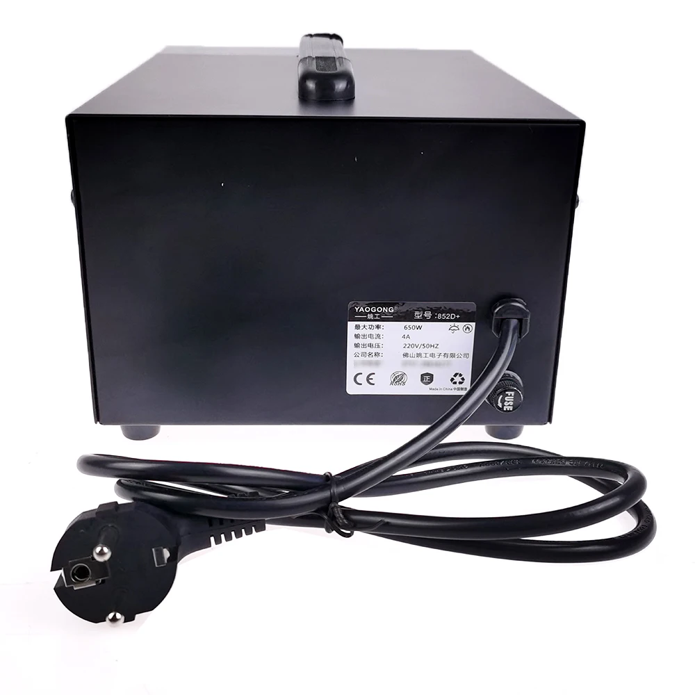 Паяльная станция BGA Air Pump тип Yaogong 852D + двойной цифровой дисплей регулируемая