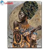 african black woman graffiti art 5d diamond painting full square round drill picture diamond mosaic portrait diy home decoration