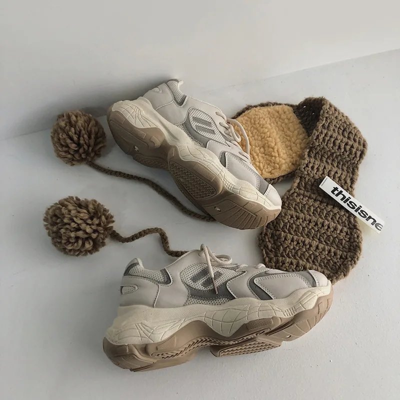 Новинка весны 2020 женские кроссовки с дышащей сеткой повседневные теннисные Joker