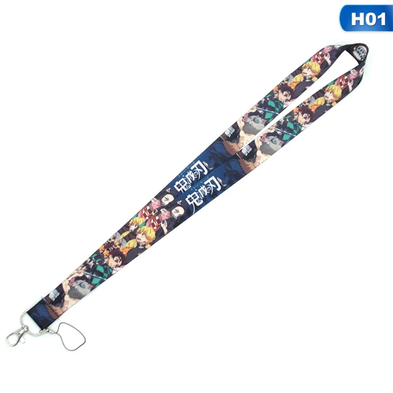 

Animation Demon Slayer: Kimetsu No Yaiba Figure Mobile Phone Strap Neck Lanyard Rope Key Chain Strap Keyring