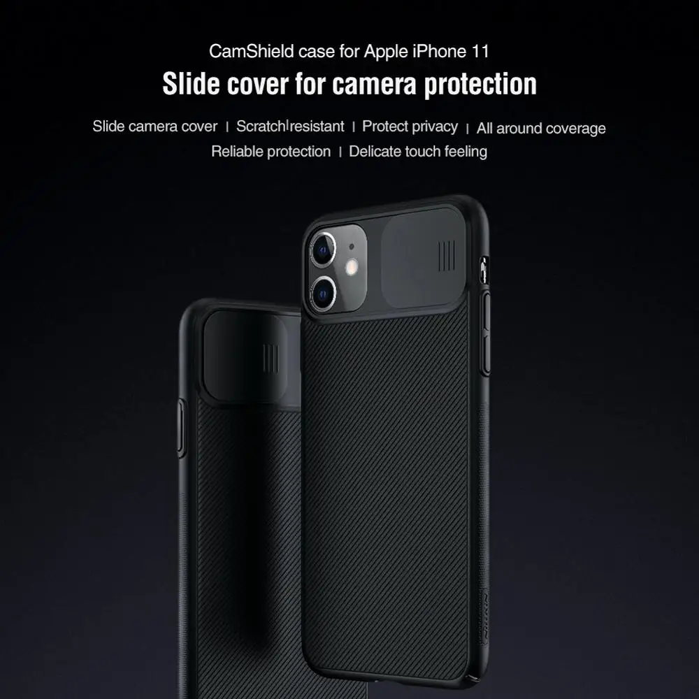 10 шт./лот оптовая продажа чехол Nillkin CamShield для iPhone 11 накладка защиты