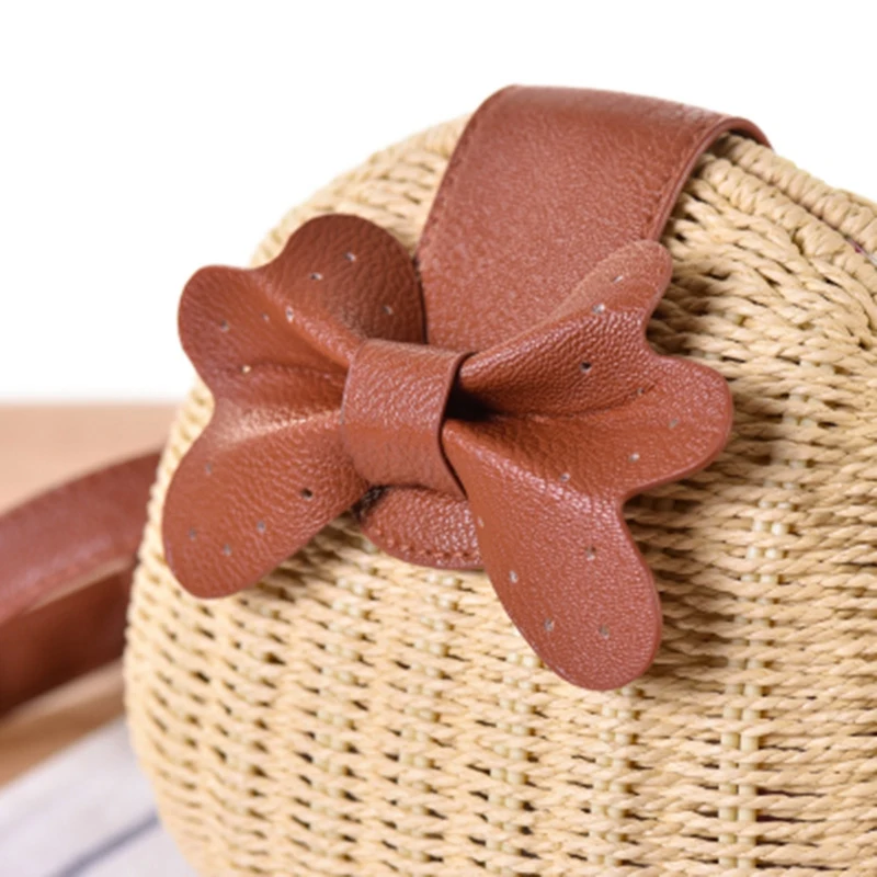 

Candy Color Messenger Bag Woven Bag Beach Bag Forest Straw Bag Casual Female Bag