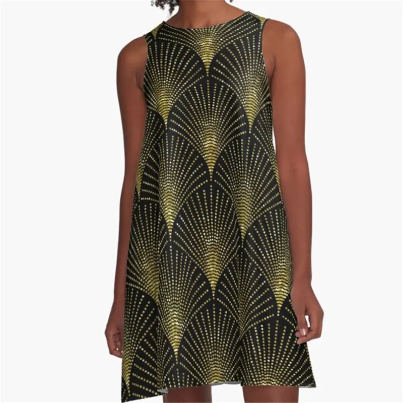 

Fashion Women summer dresses black skulls Bones Printed A-Line Boho Dress for women harajuku Sexy ladies mini short beach dress