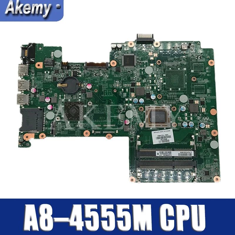 

For HP Pavilion 15-B 15-Z Series 709175-001 709175-501 709175-601 DA0U56MB6E0 UMA A70M A8-4555M Laptop Motherboard Tested
