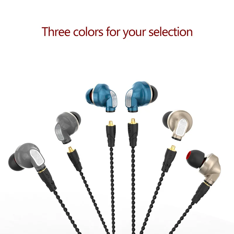 AK SENFER DT6 PRO 1BA + 1DD гибридные наушники вкладыши 12 5 мм Динамический драйвер HIFI DJ для