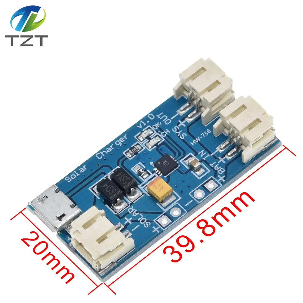 Плата зарядного устройства CN3065 на солнечной батарее миниатюрная плата для