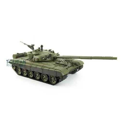 Henglong 1/16 6,0 пластик Россия T72 RTR rc Танк 3939 с 360 башенкой красные глаза TH15064